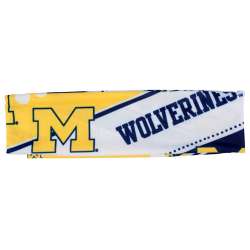 Michigan Wolverines Stretch Patterned Headband - Special Order