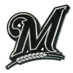 Milwaukee Brewers Auto Emblem Premium Metal Chrome Special Order