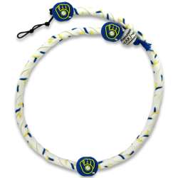 Milwaukee Brewers Necklace Frozen Rope Team Color Baseball CO