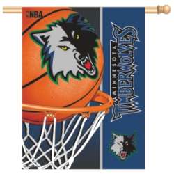 Minnesota Timberwolves Banner 28x40 Vertical - Special Order