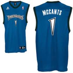 Minnesota Timberwolves #1 R. McCants blue Jerseys