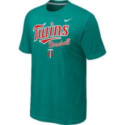 Minnesota Twins 2014 Home Practice T-Shirt - Green