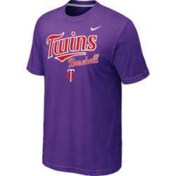 Minnesota Twins 2014 Home Practice T-Shirt - Purple