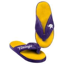 Minnesota Vikings Slippers - Womens Thong Flip Flop (12 pc case)  CO
