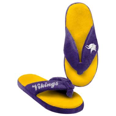 Minnesota Vikings Slippers - Womens Thong Flip Flop (12 pc case)  CO