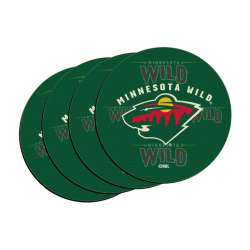 Minnesota Wild Coaster Set 4 Pack Neoprene - Special Order
