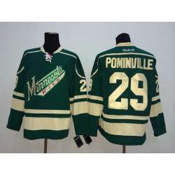 Minnesota Wilds #29 Pominville Green Jerseys