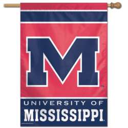 Mississippi Rebels Banner 28x40 Vertical - Special Order