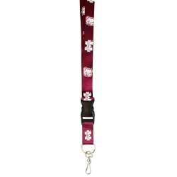 Mississippi State Bulldogs Lanyard Breakaway with Key Ring Style