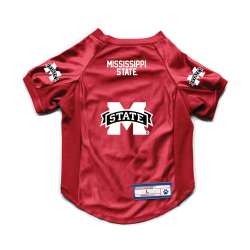 Mississippi State Bulldogs Pet Jersey Stretch Size S - Special Order