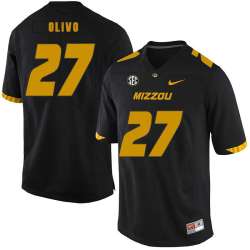 Missouri Tigers 27 Brock Olivo Black Nike College Football Jersey Dzhi