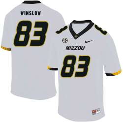 Missouri Tigers 83 Kellen Winslow White Nike College Football Jersey Dzhi