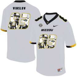 Missouri Tigers 83 Kellen Winslow White Nike Fashion College Football Jersey Dyin