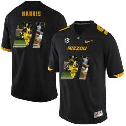 Missouri Tigers 91 Charles Harris Black Nike Fashion College Football Jersey Dyin