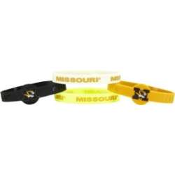 Missouri Tigers Bracelets - 4 Pack Silicone