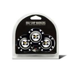 Missouri Tigers Golf Chip with Marker 3 Pack - Special Order