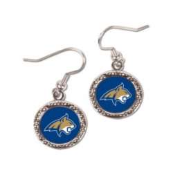 Montana State Bobcats Earrings Round Style - Special Order