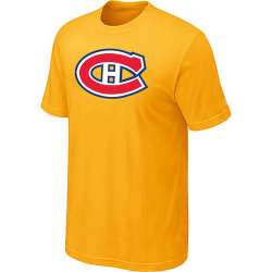 Montreal Canadiens Big & Tall Logo Yellow T-Shirt