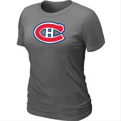 Montreal Canadiens Big & Tall Women's Logo D.Grey T-Shirt