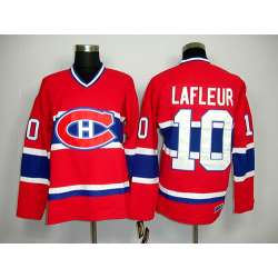 Montreal Canadiens #10 Lafleur red Jerseys