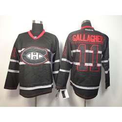 Montreal Canadiens #11 Brendan Gallagher Black Jerseys