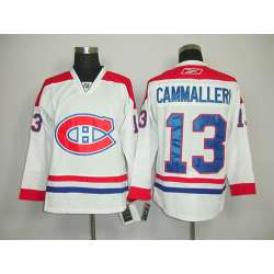 Montreal Canadiens #13 Cammalleri white Jerseys