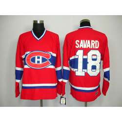 Montreal Canadiens #18 Savard red Jerseys