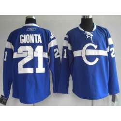 Montreal Canadiens #21 Gionta blue Jerseys