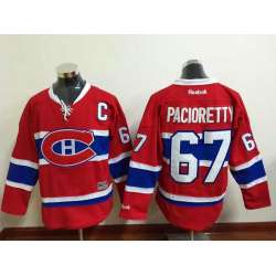 Montreal Canadiens #67 Max Pacioretty Red Throwback CCM Jerseys