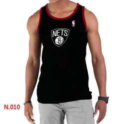 NBA Brooklyn Nets Big x26 Tall Primary Logo men Black Tank Top