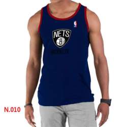 NBA Brooklyn Nets Big x26 Tall Primary Logo men D.Blue Tank Top