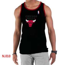 NBA Chicago Bulls Big x26 Tall Primary Logo men Black Tank Top