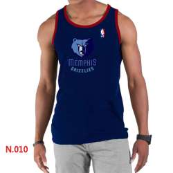 NBA Memphis Grizzlies Big x26 Tall Primary Logo men D.Blue Tank Top