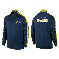 NFL Baltimore Ravens Team Logo 2015 Men Football Jacket (1)