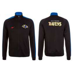 NFL Baltimore Ravens Team Logo 2015 Men Football Jacket (5)