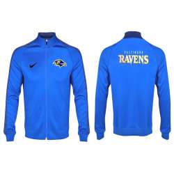 NFL Baltimore Ravens Team Logo 2015 Men Football Jacket (9)