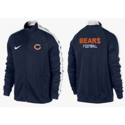 NFL Chicago Bears Team Logo 2015 Men Football Jacket (13)