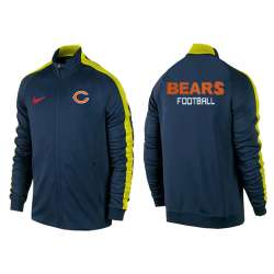 NFL Chicago Bears Team Logo 2015 Men Football Jacket (1)