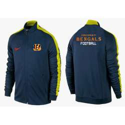 NFL Cincinnati Bengals Team Logo 2015 Men Football Jacket (15)