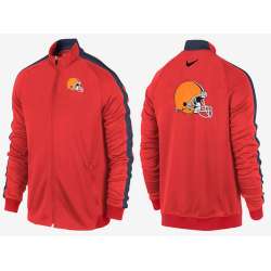 NFL Cleveland Browns Team Logo 2015 Men Football Jacket (12)