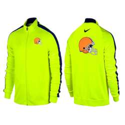 NFL Cleveland Browns Team Logo 2015 Men Football Jacket (14)