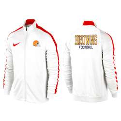 NFL Cleveland Browns Team Logo 2015 Men Football Jacket (29)
