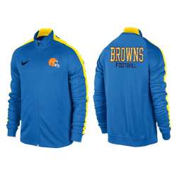 NFL Cleveland Browns Team Logo 2015 Men Football Jacket (36)