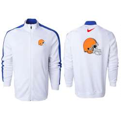 NFL Cleveland Browns Team Logo 2015 Men Football Jacket (3)