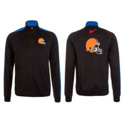 NFL Cleveland Browns Team Logo 2015 Men Football Jacket (5)