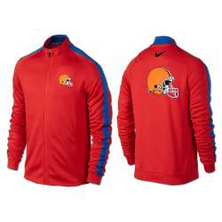 NFL Cleveland Browns Team Logo 2015 Men Football Jacket (7)