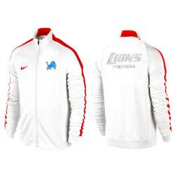 NFL Detroit Lions Team Logo 2015 Men Football Jacket (10)