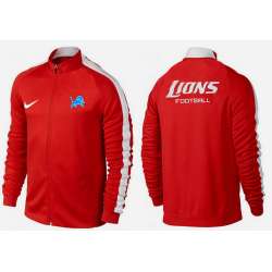 NFL Detroit Lions Team Logo 2015 Men Football Jacket (11)