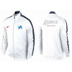 NFL Detroit Lions Team Logo 2015 Men Football Jacket (2)