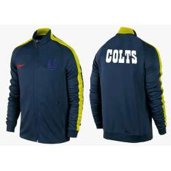 NFL Indianapolis Colts Team Logo 2015 Men Football Jacket (34)